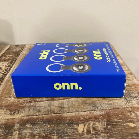 Onn Black Protective Holder for Apple AirTag Set of 4 - Picture 6 of 11